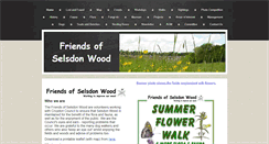 Desktop Screenshot of friendsofselsdonwood.co.uk